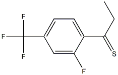 1-(2-fluoro-4-(trifluoromethyl)phenyl)propane-1-thione Structure