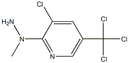 1-(3-chloro-5-(trichloromethyl)pyridin-2-yl)-1-methylhydrazine Structure