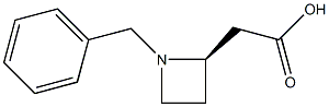 2-((R)-1-benzylazetidin-2-yl)acetic acid 化学構造式