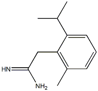 2-(2-isopropyl-6-methylphenyl)acetamidine Structure
