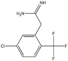 2-(5-chloro-2-(trifluoromethyl)phenyl)acetamidine Structure