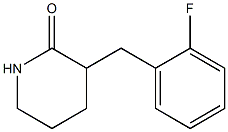 3-(2-fluorobenzyl)piperidin-2-one Structure