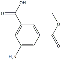 3-(methoxycarbonyl)-5-aminobenzoic acid Struktur