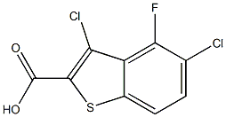 3,5-dichloro-4-fluorobenzo[b]thiophene-2-carboxylic acid Structure