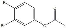 3-bromo-4-fluorophenyl acetate Structure