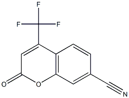 4-(trifluoromethyl)-2-oxo-2H-chromene-7-carbonitrile Structure