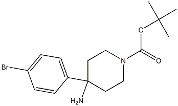 4-Amino-4-(4-bromo-phenyl)-piperidine-1-carboxylic acid tert-butyl ester