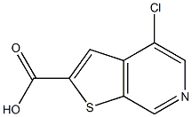 4-Chloro-thieno[2,3-c]pyridine-2-carboxylic acid Structure