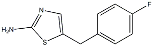5-(4-FLUOROBENZYL)-1,3-THIAZOL-2-AMINE Structure
