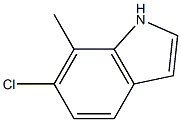 6-chloro-7-methyl-1H-indole Struktur