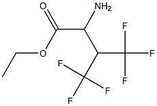 ethyl 2-amino-4,4,4-trifluoro-3-(trifluoromethyl)butanoate Structure