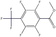 methyl 2,3,5,6-tetrafluoro-4-(trifluoromethyl)benzoate Structure