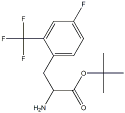 tert-butyl 2-amino-3-(4-fluoro-2-(trifluoromethyl)phenyl)propanoate