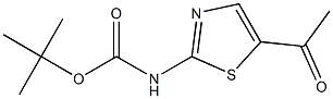 tert-butyl 5-acetylthiazol-2-ylcarbamate 结构式