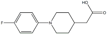 2-(1-(4-fluorophenyl)piperidin-4-yl)acetic acid|