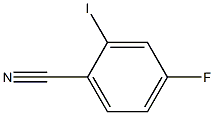 4-Fluoro-2-iodobenzonitrile 结构式