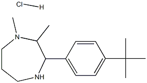 3-(4-tert-butylphenyl)-1,2-dimethyl-1,4-diazepane hydrochloride
