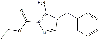 Ethyl 5-amino-1-benzyl-1H-imidazole-4-carboxylate Structure