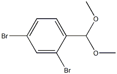 2,4-Dibromobenzaldehyde dimethyl acetal 化学構造式