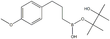 3-(4-Methoxyphenyl)-1-propylboronic acid pinacol ester Struktur
