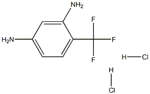 1,3-Diamino-4-(trifluoromethyl)benzene dihydrochloride 结构式