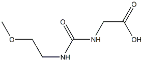 ({[(2-methoxyethyl)amino]carbonyl}amino)acetic acid