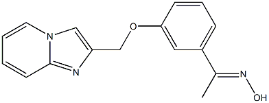 (1E)-1-[3-(imidazo[1,2-a]pyridin-2-ylmethoxy)phenyl]ethanone oxime