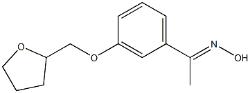 (1E)-1-[3-(tetrahydrofuran-2-ylmethoxy)phenyl]ethanone oxime