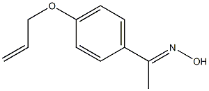(1E)-1-[4-(allyloxy)phenyl]ethanone oxime