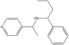 (1-phenylbutyl)[1-(pyridin-4-yl)ethyl]amine Structure