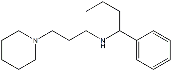 (1-phenylbutyl)[3-(piperidin-1-yl)propyl]amine Struktur