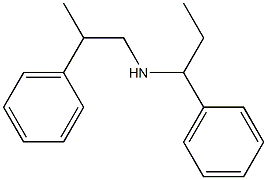 (1-phenylpropyl)(2-phenylpropyl)amine Structure