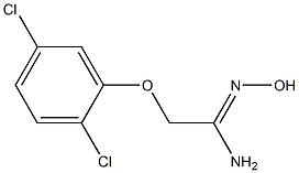 (1Z)-2-(2,5-dichlorophenoxy)-N'-hydroxyethanimidamide Structure