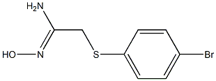 (1Z)-2-[(4-bromophenyl)thio]-N'-hydroxyethanimidamide