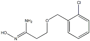 (1Z)-3-[(2-chlorobenzyl)oxy]-N'-hydroxypropanimidamide|