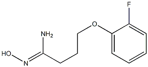 (1Z)-4-(2-fluorophenoxy)-N'-hydroxybutanimidamide