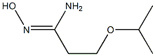 (1Z)-N'-hydroxy-3-isopropoxypropanimidamide Structure