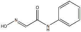 (2E)-2-(hydroxyimino)-N-phenylacetamide 结构式