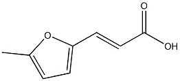 (2E)-3-(5-methylfuran-2-yl)prop-2-enoic acid 结构式