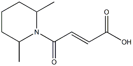 (2E)-4-(2,6-dimethylpiperidin-1-yl)-4-oxobut-2-enoic acid Struktur