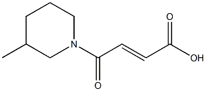 (2E)-4-(3-methylpiperidin-1-yl)-4-oxobut-2-enoic acid Structure