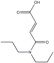 (2E)-4-(dipropylamino)-4-oxobut-2-enoic acid Structure