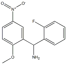 (2-fluorophenyl)(2-methoxy-5-nitrophenyl)methanamine