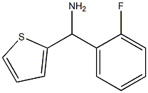 (2-fluorophenyl)(thiophen-2-yl)methanamine Structure