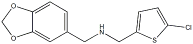 (2H-1,3-benzodioxol-5-ylmethyl)[(5-chlorothiophen-2-yl)methyl]amine