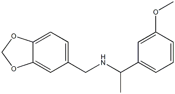 (2H-1,3-benzodioxol-5-ylmethyl)[1-(3-methoxyphenyl)ethyl]amine