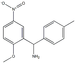 (2-methoxy-5-nitrophenyl)(4-methylphenyl)methanamine
