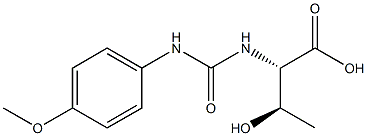 (2S,3R)-3-hydroxy-2-({[(4-methoxyphenyl)amino]carbonyl}amino)butanoic acid|