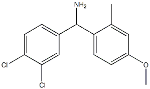 (3,4-dichlorophenyl)(4-methoxy-2-methylphenyl)methanamine