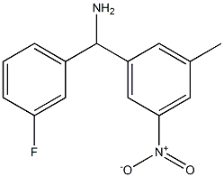 (3-fluorophenyl)(3-methyl-5-nitrophenyl)methanamine
